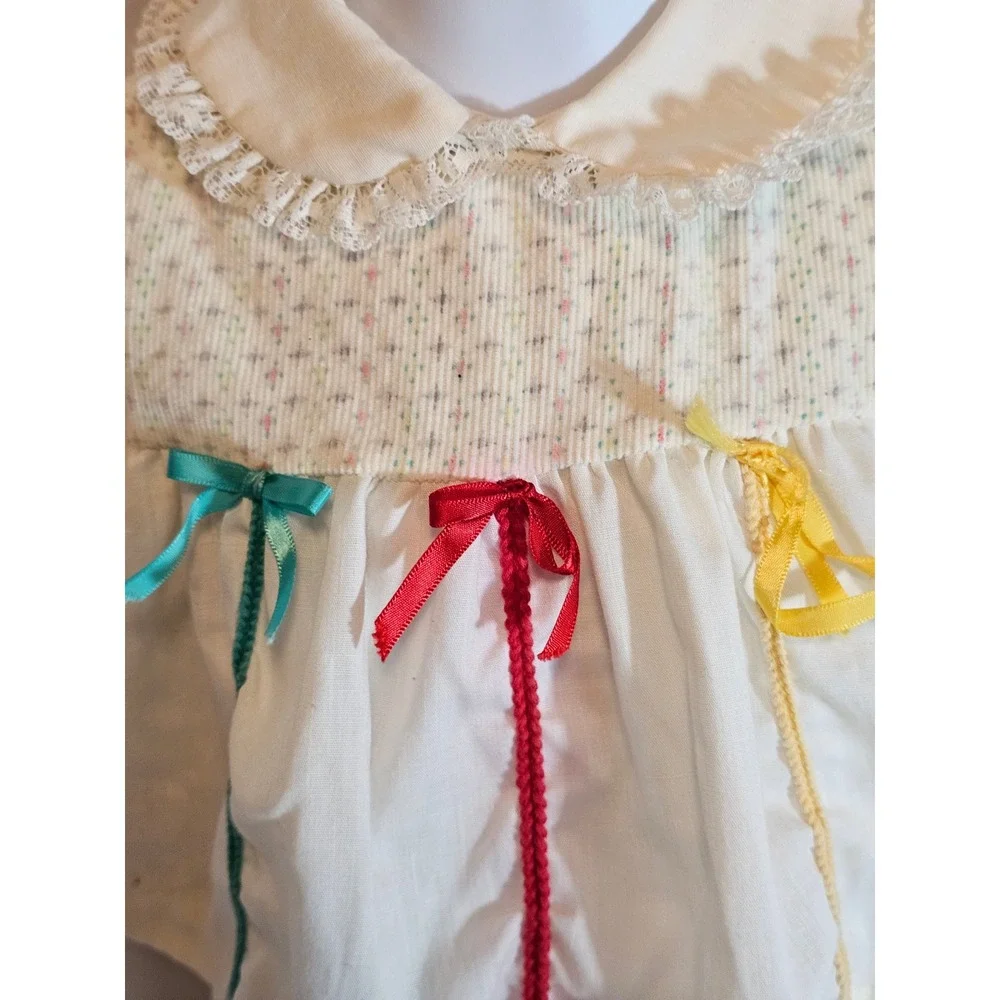 Vintage Cottagecore‎ Baby Outfit by Toddletime Size 1 1970's Heirloom Baby